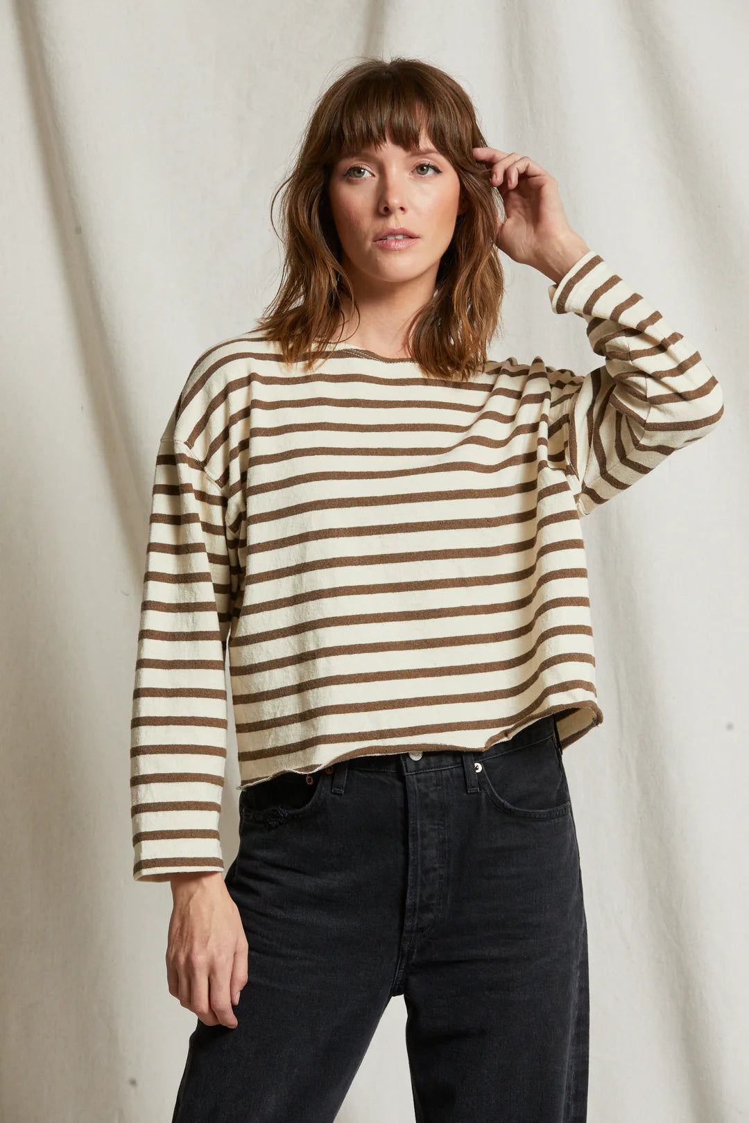 Taylor Striped Long Sleeve Top