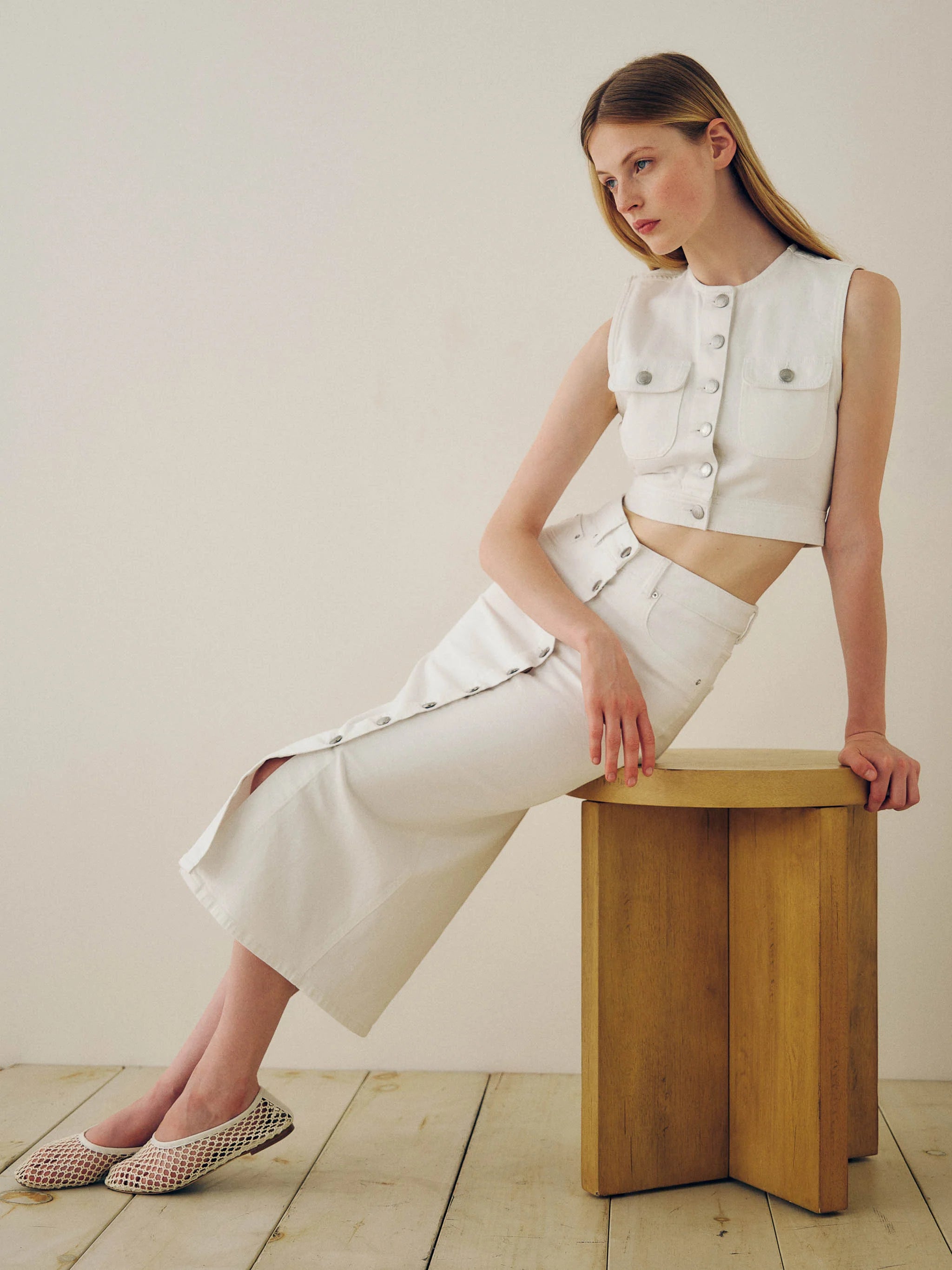 Cropped Vest