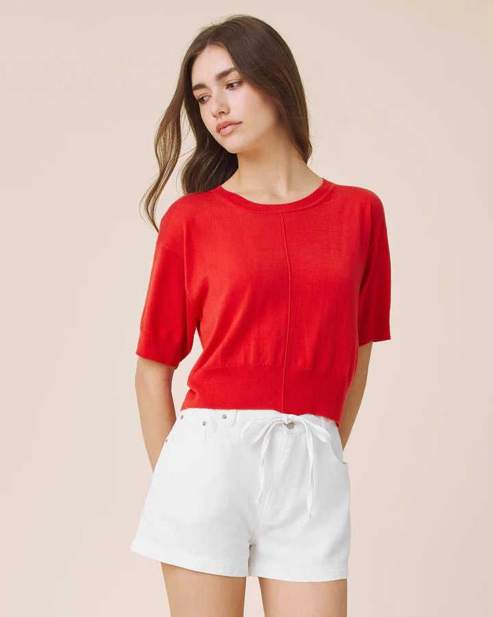 Erica Short Sleeve Sweater