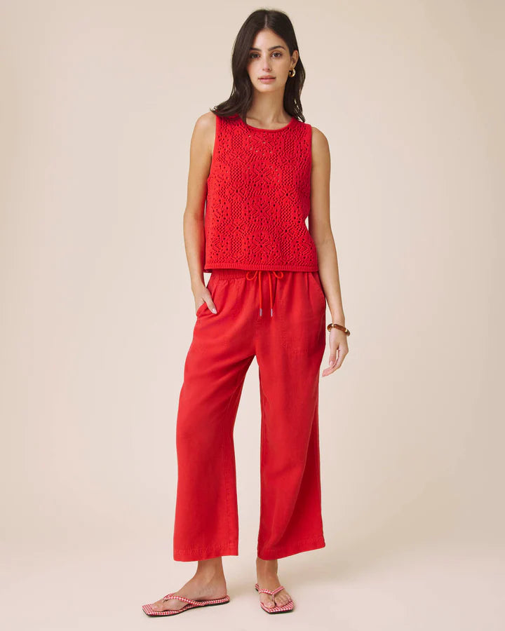 Angie Crop Wide Leg Pant