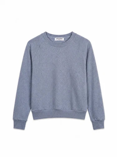 Alexi Speckled Raglan Crewneck Sweatshirt
