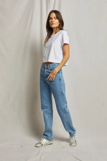 Cher Ringspun Cotton Crew Tee
