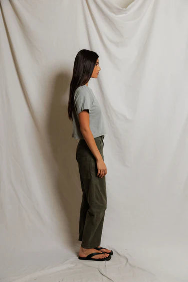 Cher Ringspun Cotton Crew Tee