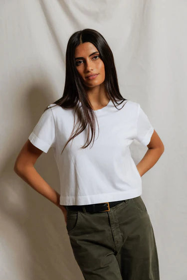 Cher Ringspun Cotton Crew Tee