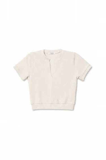 Cleo Short Sleeve V-Neck Sweatshirt