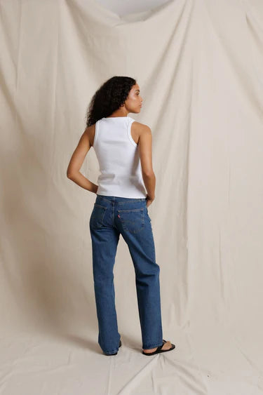 Daphne Heavy Rib High-Neck Tank