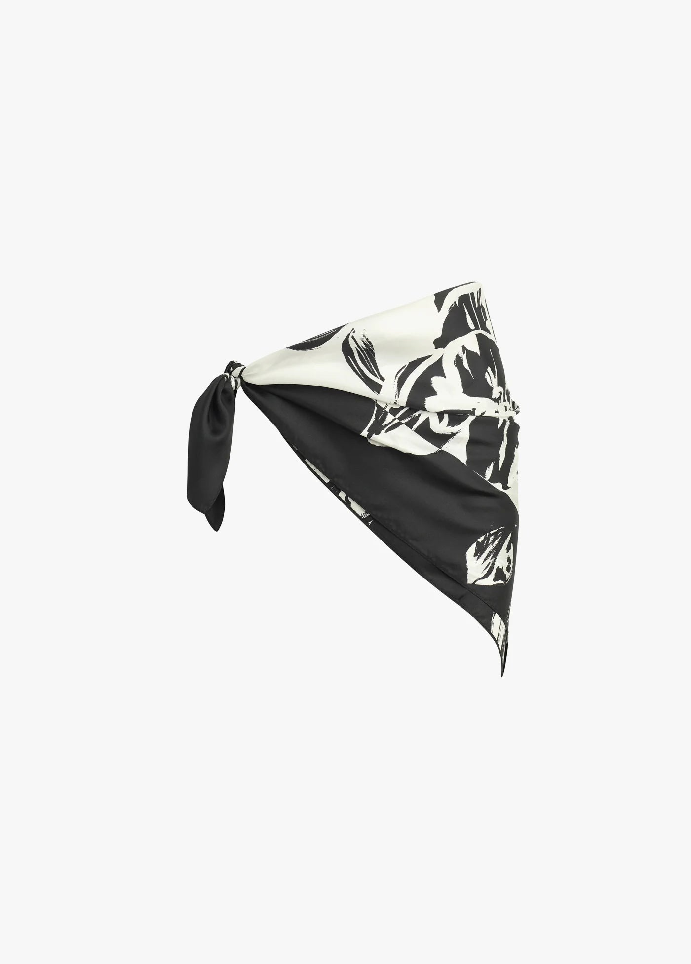 The Vintage Floral Silk Square Scarf