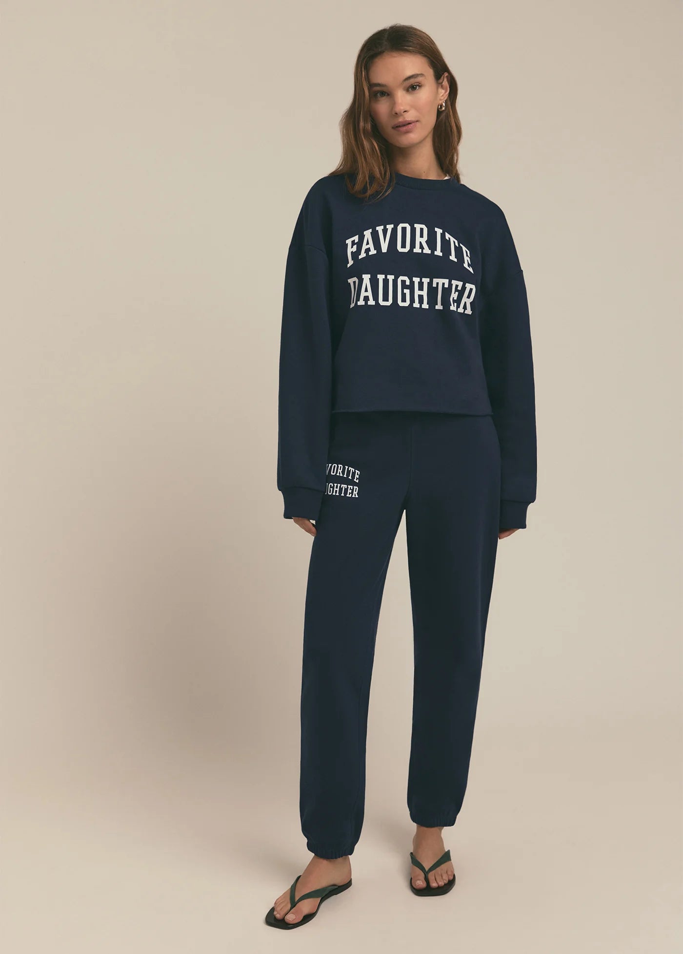 The Cropped Collegiate Sweatshirt