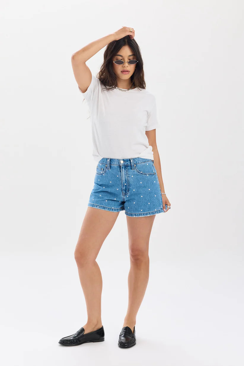 The Knockout Polka Dot High Rise Short