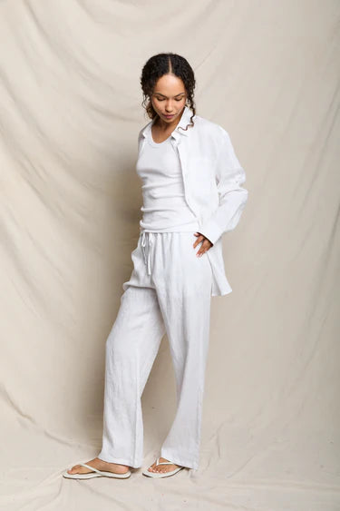 Lorana Linen Drawstring Pant