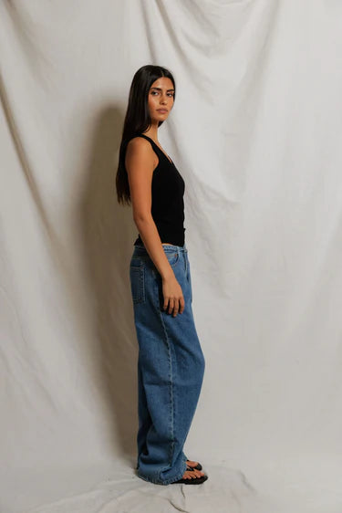 Mallory Luxe Rib V-Neck Tank