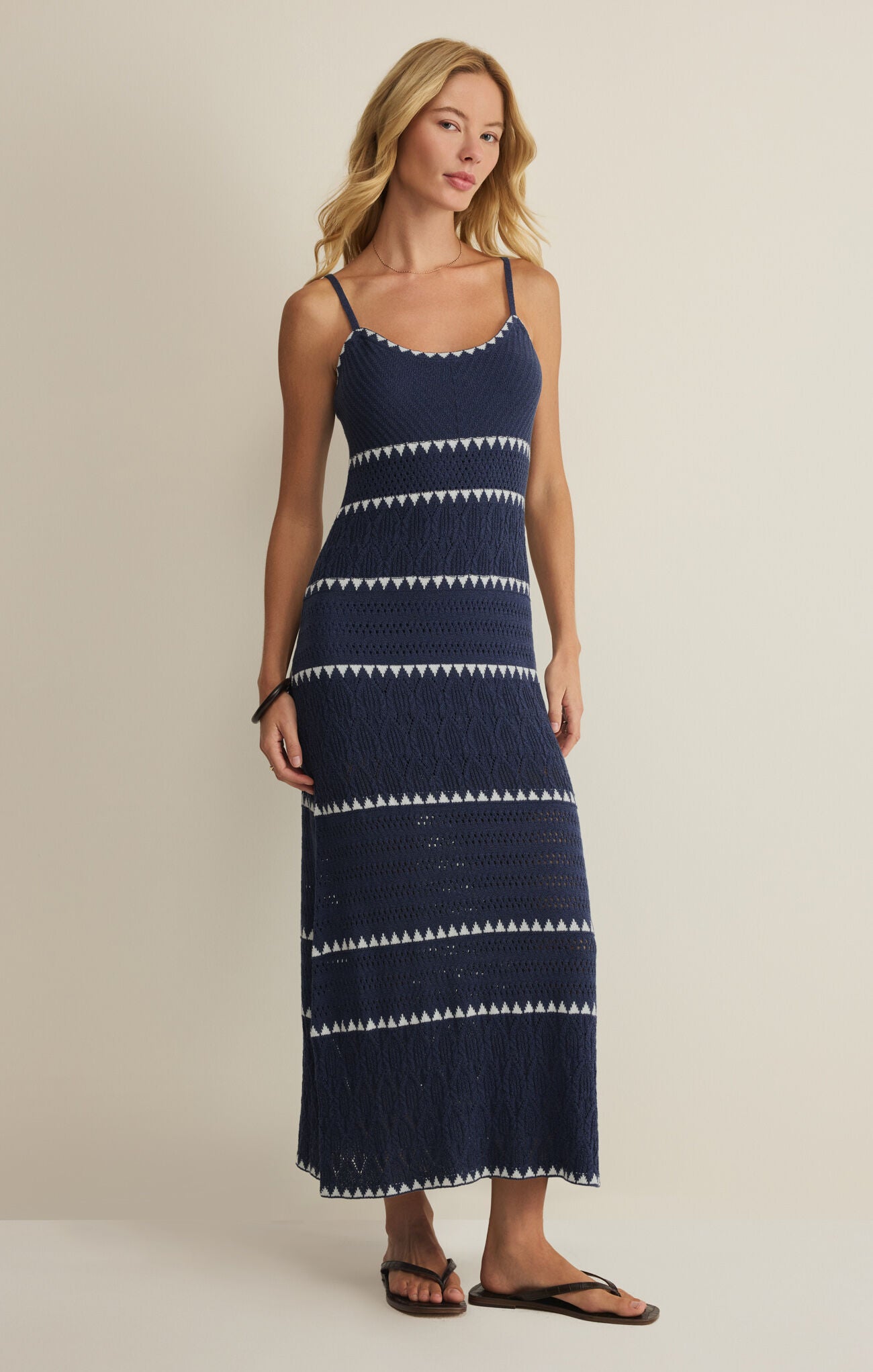 Catamaran Striped Maxi Dress