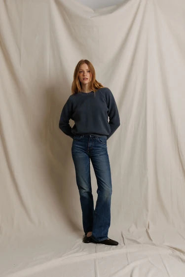 Ziggy Reverse Fleece Crew Neck Sweatshirt