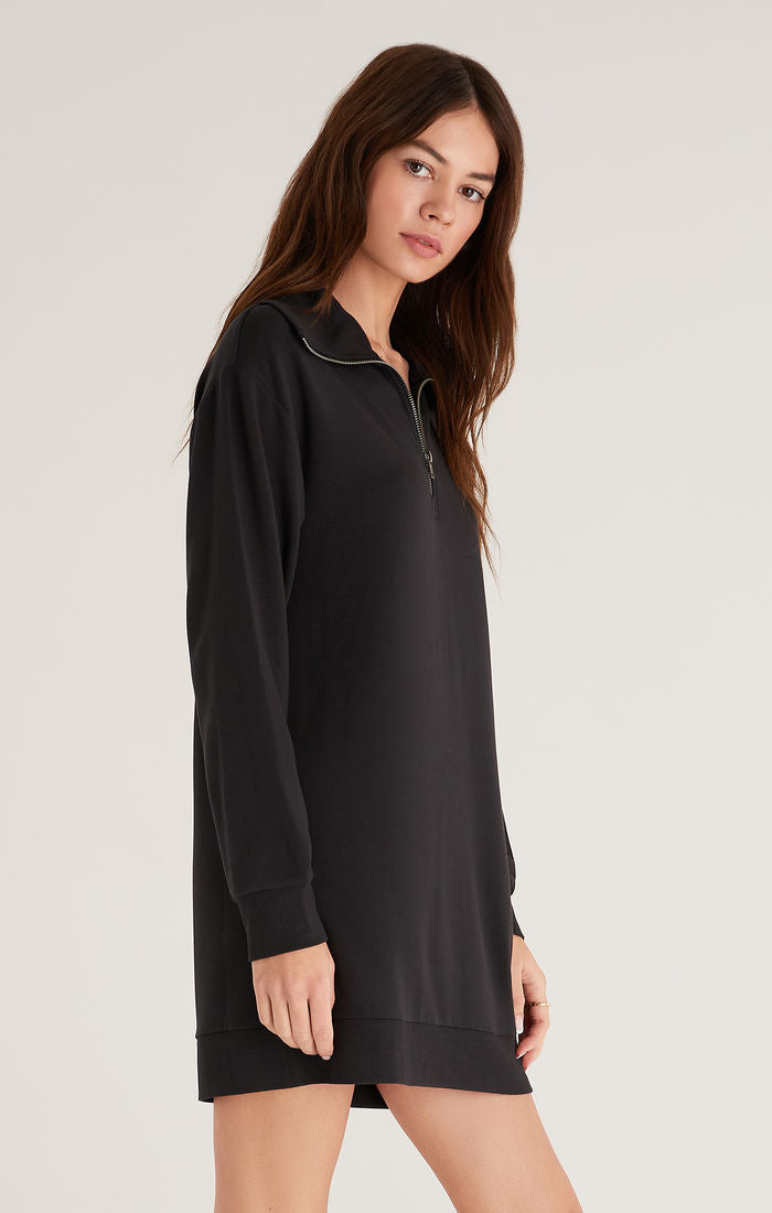 Abigail Half Zip Mini Dress