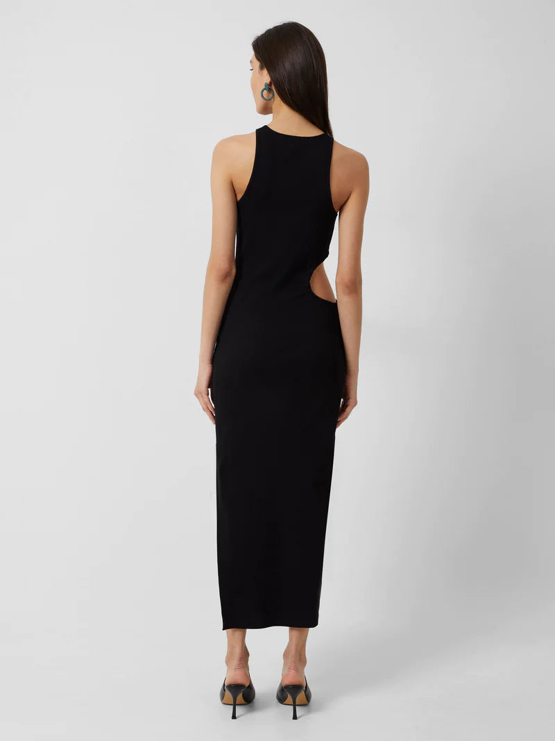 Rasha Ribbed Cut Out Dress