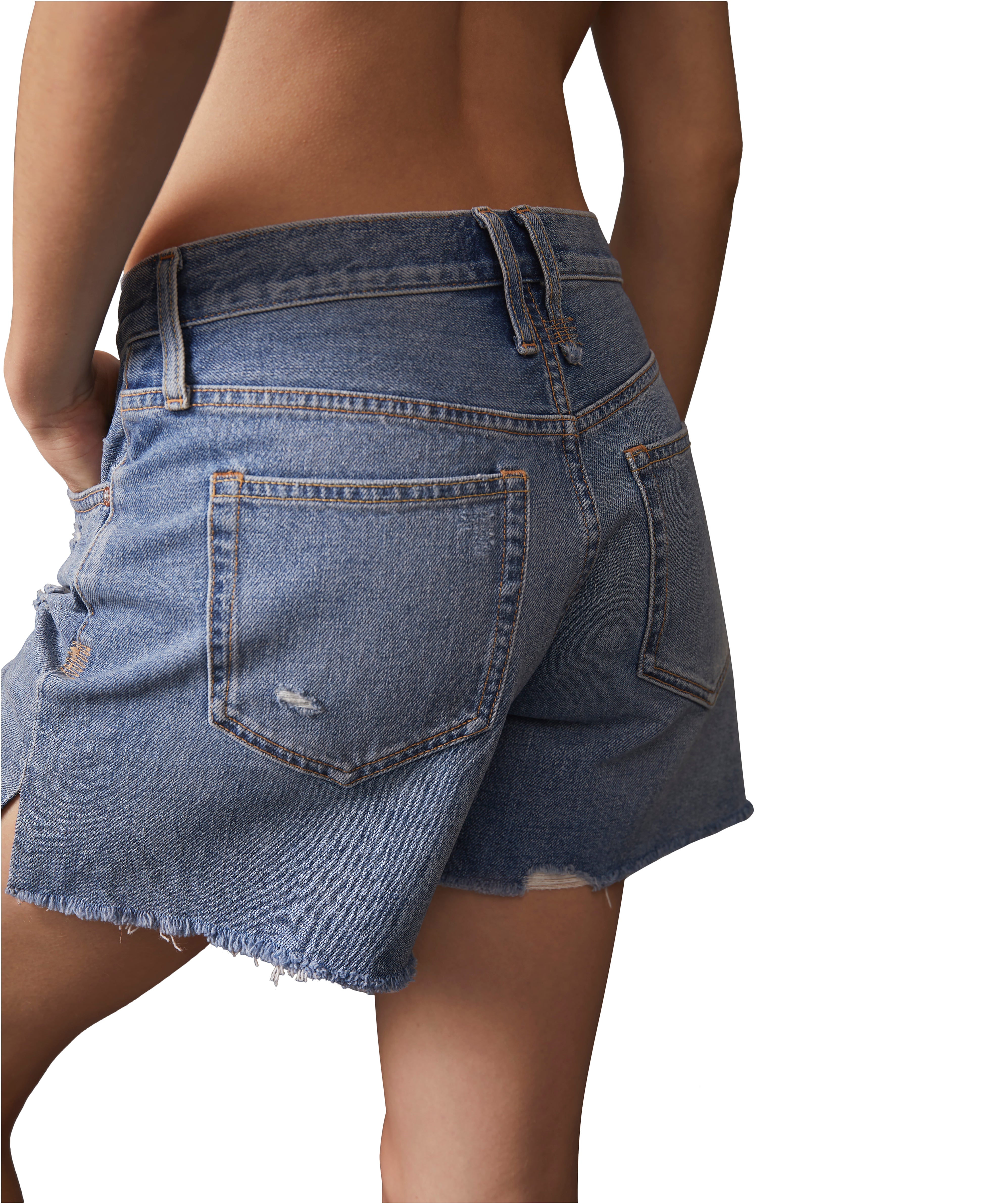 Makai Cut Off Denim Shorts