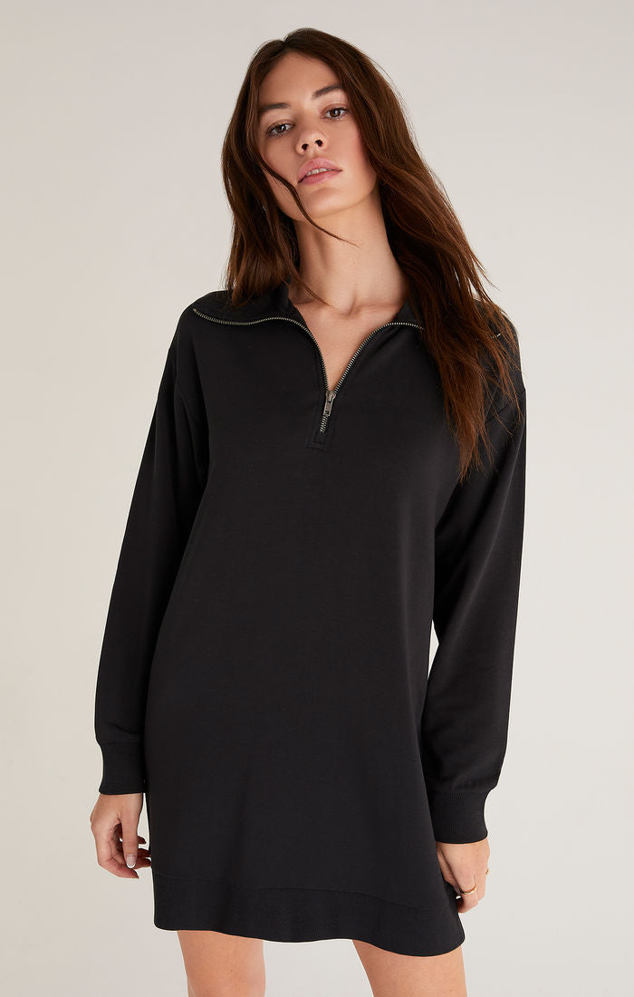 Abigail Half Zip Mini Dress