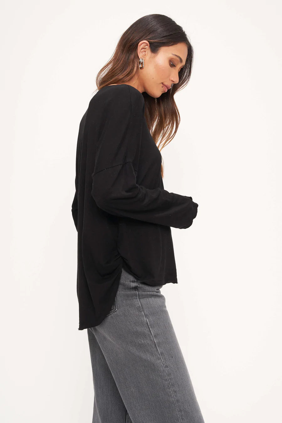 Stay Cool Ruched Side Longsleeve